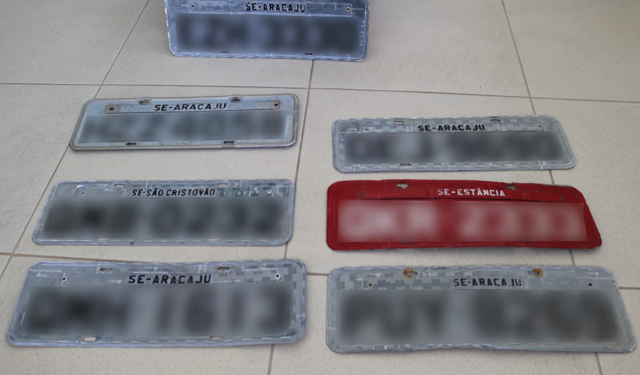 Placas de identificação perdidas em Aracaju podem ser resgatadas na SMTT - SMTT Aracaju